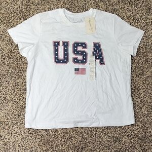 Universal Thread | White USA Graphic T-Shirt